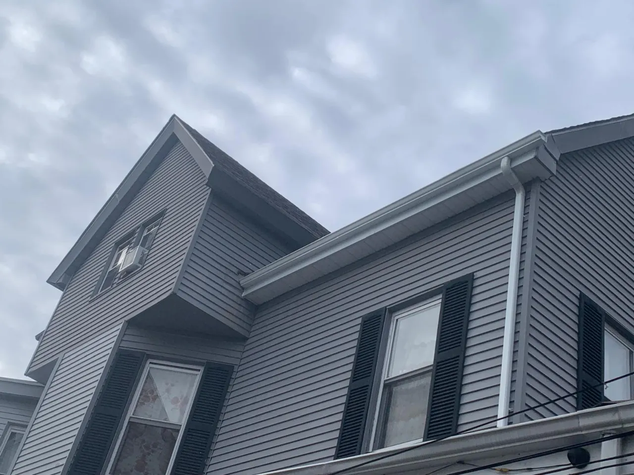 Seamless gutter work completed by Miguel And Son Corp in New York